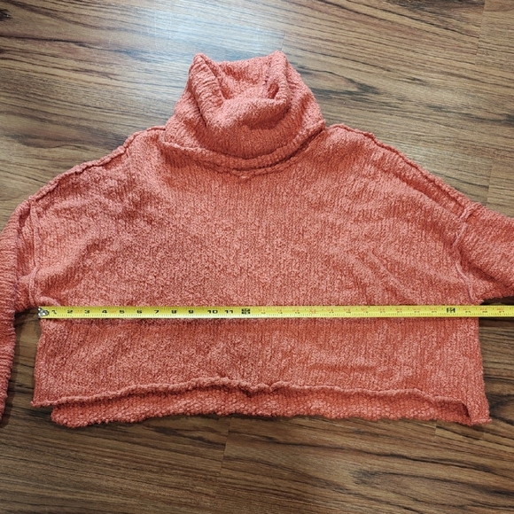 Free People Vibrant Orange Turtleneck Sweater - Picture 8 of 14